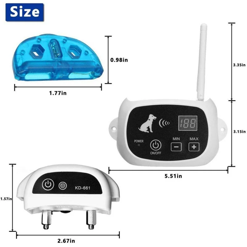 Wireless Dog Fence Electronic Pet Containment System for all dogs Wireless Dog Fence Electronic Pet Containment System for all dogs