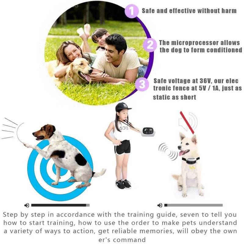 Wireless Dog Fence Electronic Pet Containment System for all dogs Wireless Dog Fence Electronic Pet Containment System for all dogs