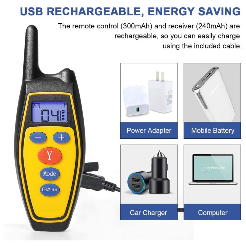 2 in 1 Dog Training Collars Automatic Anti Bark Control with Remote Shock Collars for 2 dogs 2 in 1 Dog Training Collars Automatic Anti Bark Control with Remote Shock Collars for 2 dogs