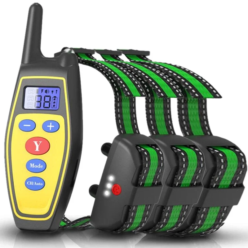 2 in 1 Dog Training Collars Automatic Anti Bark Control with Remote for 3 dogs 2 in 1 Dog Training Collars Automatic Anti Bark Control with Remote for 3 dogs