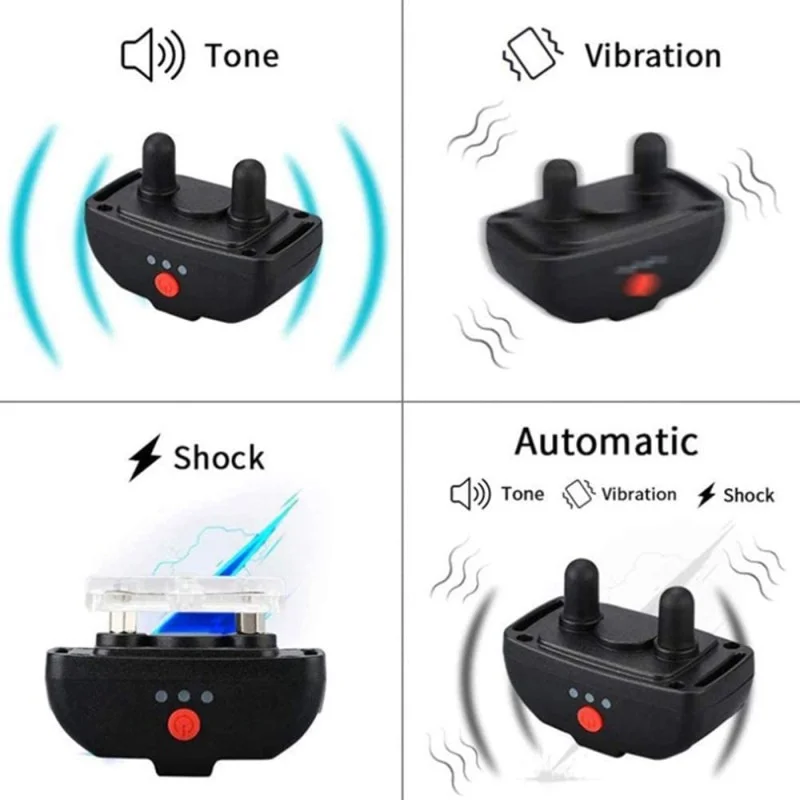 2 in 1 Dog Training Collars Automatic Anti Bark Control with Remote for 3 dogs 2 in 1 Dog Training Collars Automatic Anti Bark Control with Remote for 3 dogs