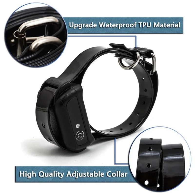 Rechargeable Waterproof Dog Training Collars with remote dog shock E-Collars Rechargeable Waterproof Dog Training Collars with remote dog shock E-Collars