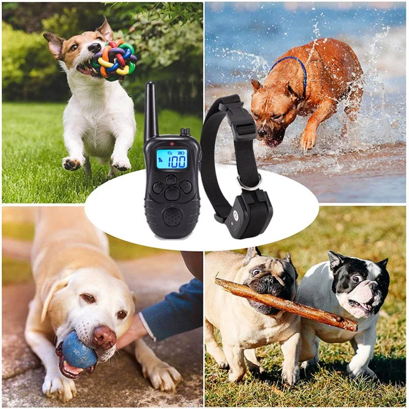 Dog Training Collars with Wireless Remote Rechargeable Dog Shock Collars Dog Training Collars with Wireless Remote Rechargeable Dog Shock Collars